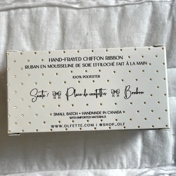 OLF x Jilly Box Hand-Frayed Ribbon - Picture 3 of 6